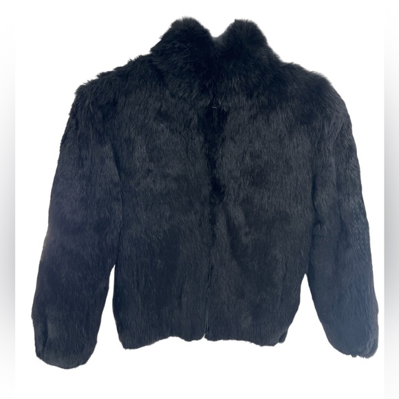 Nikki Jackets & Blazers - Nikki Dyed Rabbit Fur Jacket - Size 10